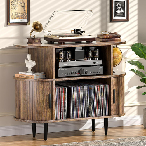 Large record player stand - large,